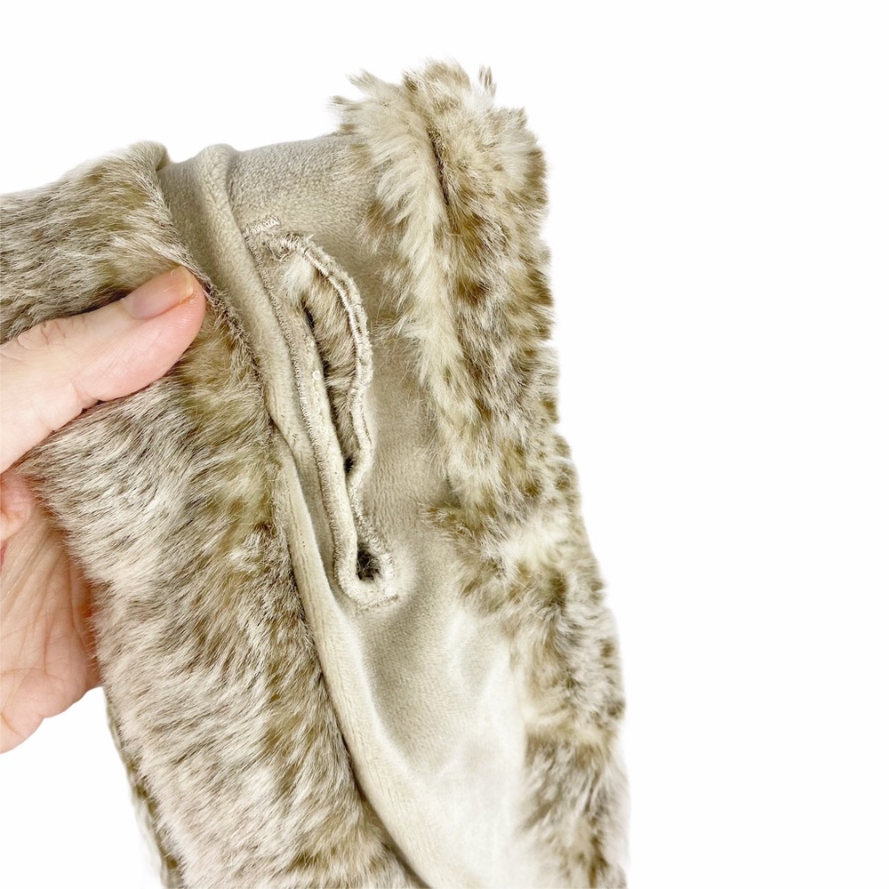Restoration Hardware Mink Luxe Vegan Fur Scarf - Picture 7 of 9